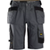 Snickers Workwear 6151 Allroundwork Stretch Shorts Med Loose Fit Og Hylsterlommer - Koksgrå/Sort