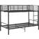 vidaXL 287910 Black Bunk Bed 90X200cm