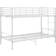 vidaXL 287909 White Bunk Bed 90X200cm
