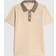 River Island Boys Beige Contrast Collar Polo Shirt