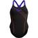 Speedo Medley Logo Medalist Swimsuit - Black Peach