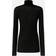 Pinko Pull Ajusté Col Montant Micro Paillettes - Svart