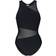 Arena Mesh Angle Swimsuit Vent Back B - Sort