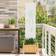 vidaXL Garden Privacy Screen White 32 x 140 cm