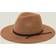 Accessorize Wool Fedora Hat Camel - Beige