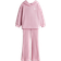 H&M 2-Delat Ribbstickat Set Med Borstad Yta - Flicka