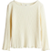 H&M Overlock Detail Ribbed Top - Light Yellow (1260711001)
