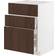 IKEA Metod Maximera Underskab T Vask 3 Fronter 2 Skuffe - Hvid/Sinarp Brun