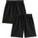 Tu Sweat Shorts 2-pack - Black (129094212)