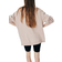 H&M Dame Oversized Sweatshirt - Sart Rosa