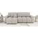 Ebern Designs 3-Piece Corner Sectional Brown Sofa 233cm 3pcs 4 Seater