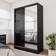 Birlea Lynx Black Wardrobe 132x196cm