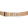 Ferragamo Reversible and Adjustable Gancini belt - New Bisque/Black