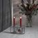 Star Trading Dinner Flamme Red LED Candle 15cm 2pcs