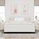 vidaXL Box Spring Cream 180 x 200 cm Corduroy Continental Bed