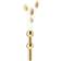Stoff Nagel Brass Vase 10cm