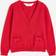 H&M Cotton School Cardigan - Bright Red (1167345004)