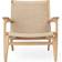 Carl Hansen & Søn CH25 Oiled Oak/Natural Lounge Chair 73cm