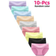 Shein Tween Girl 10pcs Pack Candy Colors Soft Stretchy - Candy Colors