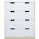 Asplund Snö A White/Oak Chest of Drawer 90x109cm
