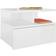 vidaXL 800418 High Gloss White Bedside Table 31x40cm 2pcs