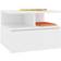 vidaXL 800406 White Bedside Table 31x40cm 2pcs