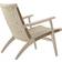 Carl Hansen & Søn CH25 Soaped Oak/Natural Lounge Chair 73cm