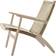 Carl Hansen & Søn CH25 Soaped Oak/Natural Lounge Chair 73cm