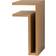 Maze Interior F Left Oak Wall Shelf 21cm