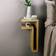 Maze Interior F Left Oak Wall Shelf 21cm