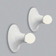 Artemide Teti White Wall light ∅ 14cm