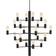 Herstal Manola Black Pendant Lamp ∅ 70cm