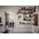 Maze Interior Pythagoras Large Walnut Wall Shelf 80cm