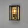 Konstsmide Carpi Black/Brass Wall light