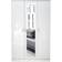 Fwstyle Chilton 3-Door White Gloss Wardrobe 114x181cm