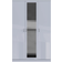 Fwstyle Chilton 3-Door High Gloss Grey Wardrobe 114x181cm