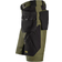 Snickers Workwear 6904 FlexiWork Work Shorts+ Holster Pockets - Khaki Green/Black