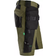 Snickers Workwear 6904 FlexiWork Work Shorts+ Holster Pockets - Khaki Green/Black