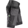 Snickers Workwear 6904 FlexiWork Work Shorts+ Holster Pockets - Steel Grey/Black