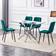 Kosy Koala 4 Seater Glass Rectangle Dining Set