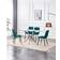 Kosy Koala 4 Seater Glass Rectangle Dining Set