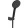 Beliani Brass Wall Mounted Bath Shower Mixer Set Black