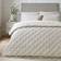Catherine Lansfield Corded Leaves 240x260 cm Gold Bedspread Beige