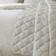 Catherine Lansfield Corded Leaves 240x260 cm Gold Bedspread Beige