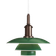 Louis Poulsen PH 3½-3 Green Pendant Lamp ∅ 33cm