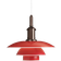 Louis Poulsen PH 3½-3 Red Pendant Lamp ∅ 33cm