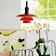 Louis Poulsen PH 3½-3 Red Pendant Lamp ∅ 33cm