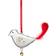 Holmegaard Bird 2025 Clear Christmas Tree Ornament