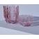 Kosta Boda Crackle Pink Candle Holder