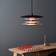 Belid Diablo Matt Black/Red Pendant Lamp ∅ 50cm